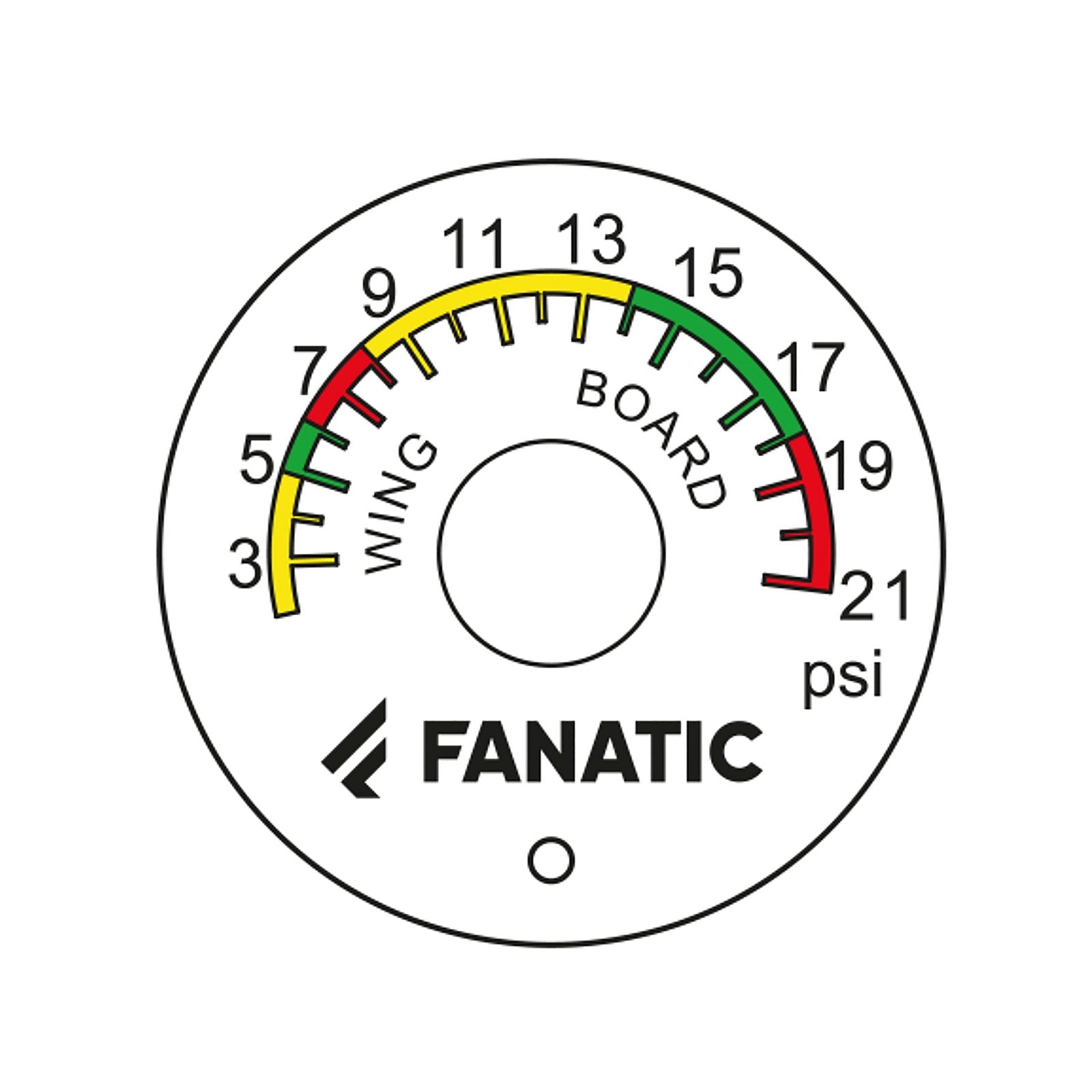 FANATIC Pressure Gauge for HP6/HP8 Pump (Wing Edition) 2023