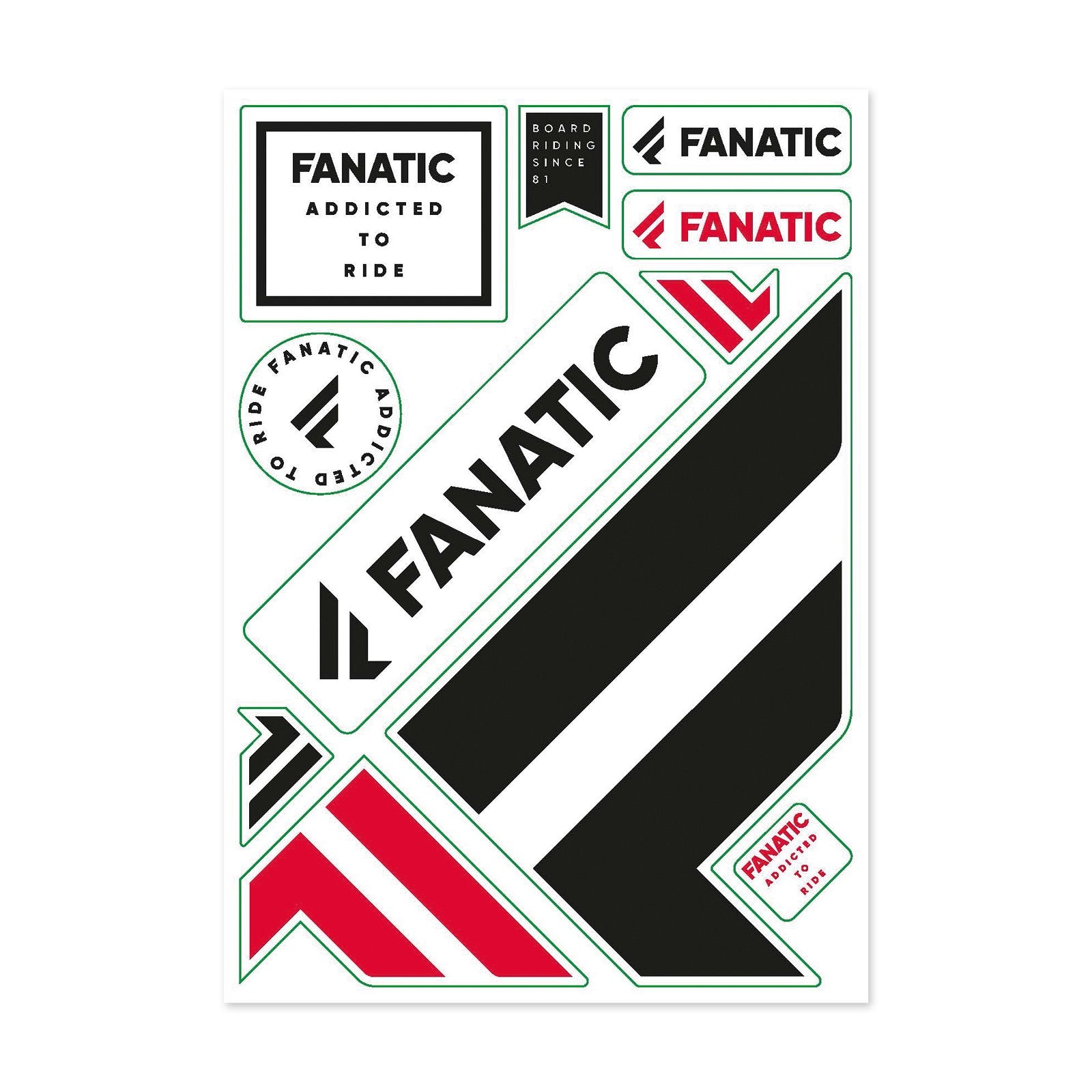 FANATIC Sticker Set Logo 2.0 2023