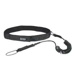 ION Wing Board Leash Core Coiled Hip Color: 900 black, Size: 10