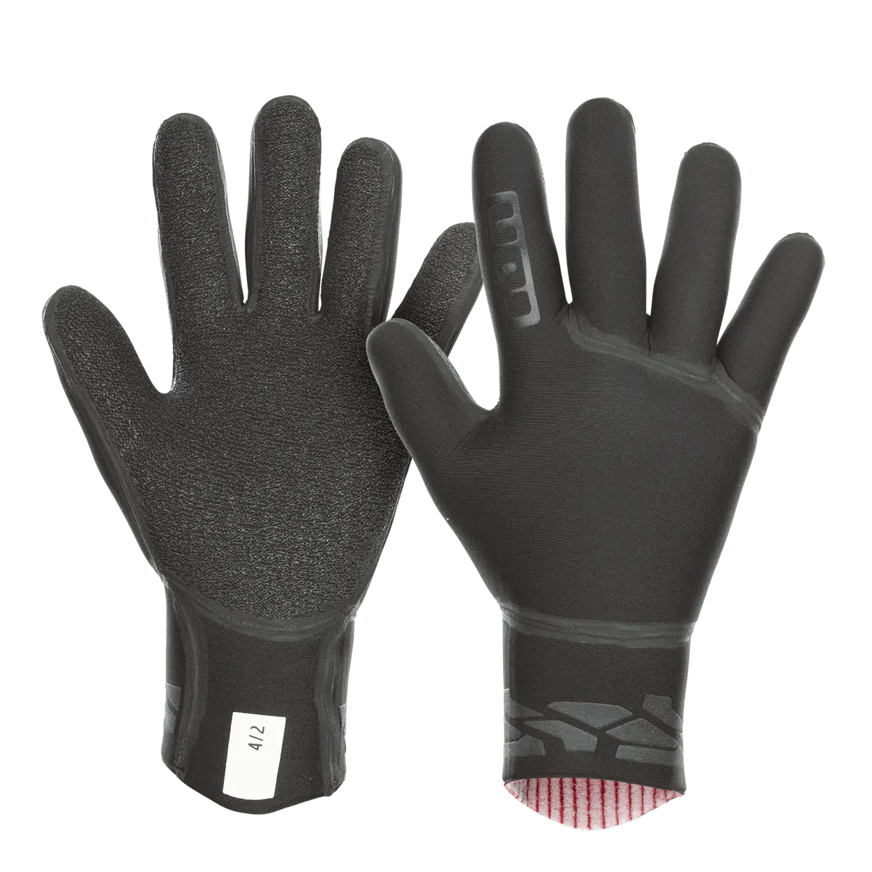ION Neo Gloves 4/2 unisex Color: 900 black, Size: 46/XS