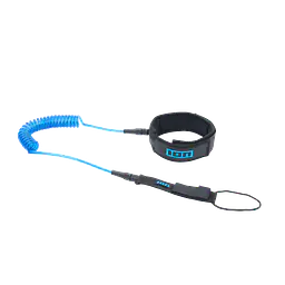 ION Wing / SUP Board Leash Core Coiled Knee Color: 7xx blue, Size: 10