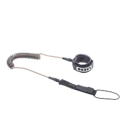 ION SUP Leash Tec Coiled Ankle Color: 900 black, Size: 8