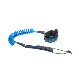 ION Wing Leash Core Coiled Wrist Color: 7xx blue, Size: 5,5