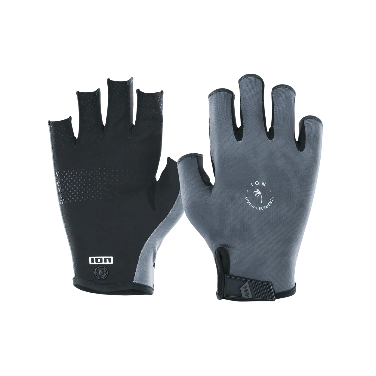 ION Amara Gloves Half Finger Color: 213 jet-black, Size: 54/XL