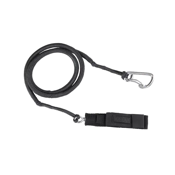ION Wing Leash Core Dyneema Carabiner Color: 900 black, Size: 5,5