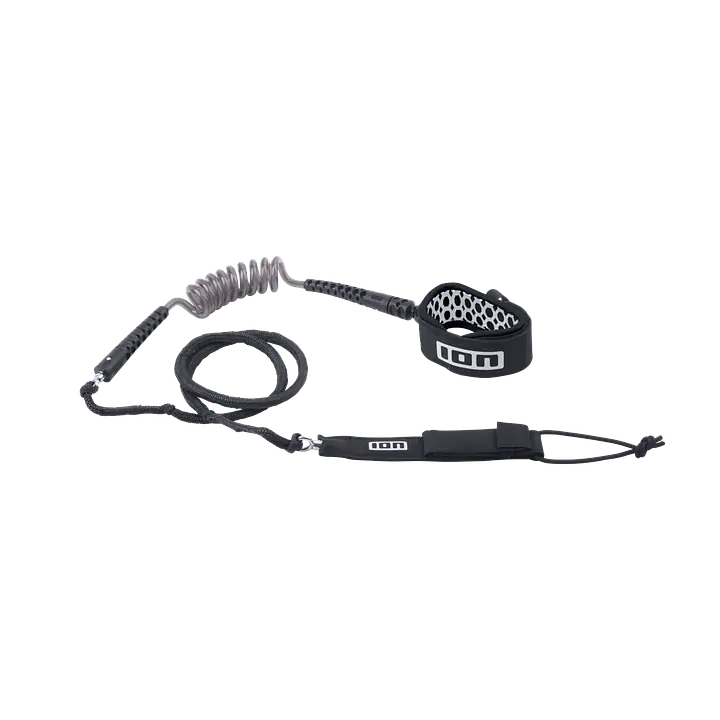 ION Wing Board Leash Core Hybrid Ankle Color: 900 black, Size: 6'5"