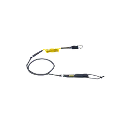 ION Wing Board Leash Core Hybrid Carabiner Color: 110 mustard, Size: 6'5"