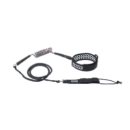 ION Wing Board Leash Core Hybrid Knee Color: 900 black, Size: 6'5"