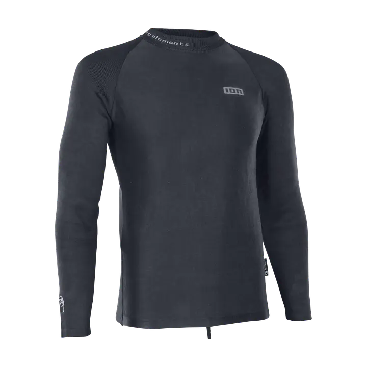 ION Rashguard LS Surf Shield unisex Color: 900 black, Size: 48/S