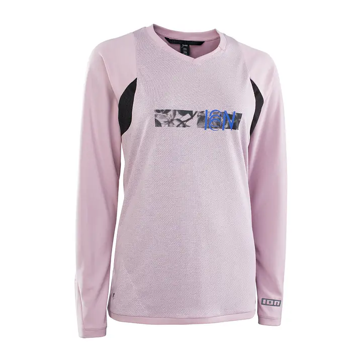 ION Bike Tee Scrub Amp LS women 2022 - Color: Purple, Size: L