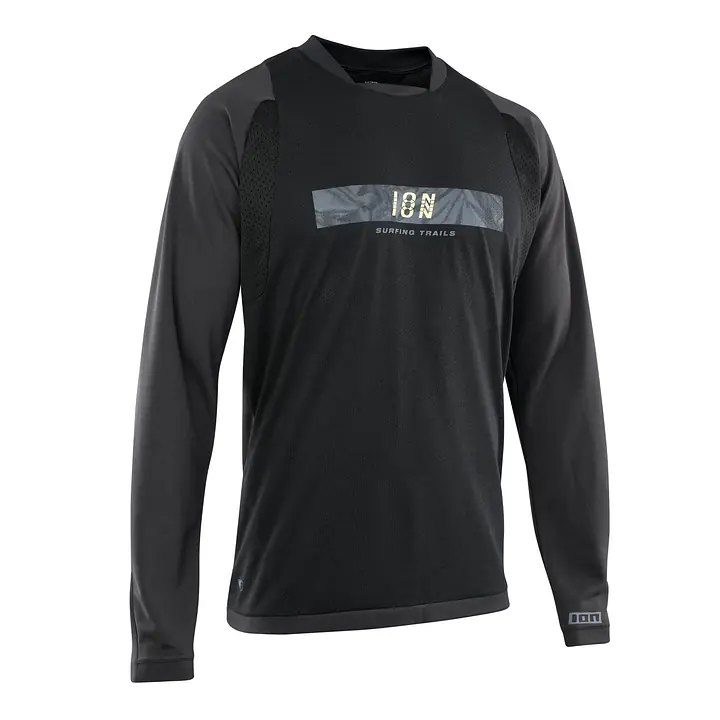 ION Bike Tee Scrub Amp LS men 2022 - Color: Black, Size: L