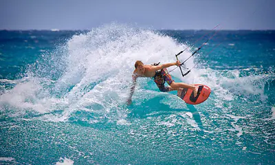 Kitesurfing